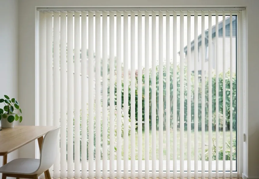 Vertical & Panel Blinds fitted in a Ruimsig home